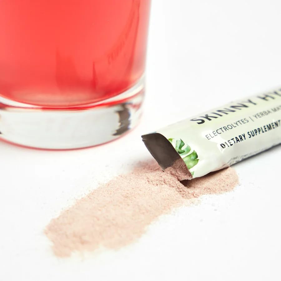 It Works! Skinny Hydrate - Summer Splash | Energizing & Replenishing Hydration Blend with Green Tea & Green Coffee Extracts | Wellness & Energy Support | 15 Single-Serve Packets (7.3g Each)