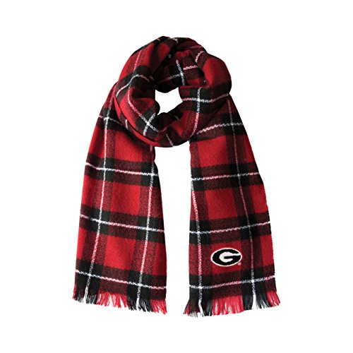 Littlearth Georgia Bulldogs NCAA Plaid Blanket Scarf