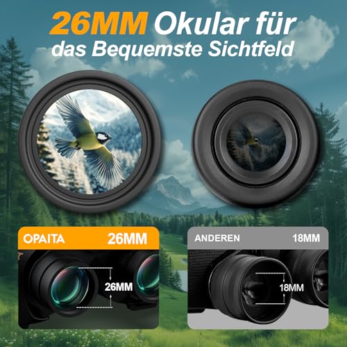 20x52 HD Fernglas für Erwachsene Jagd - Opaita Vogelbeobachtungs Ferngläser mit FMC-Objektiven...