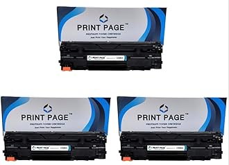 85A Toner Cartridge Compatible for LJ Printers P1102 , P1102w , M1132 , M1212 , M1214 , M1217 (Set of 3)