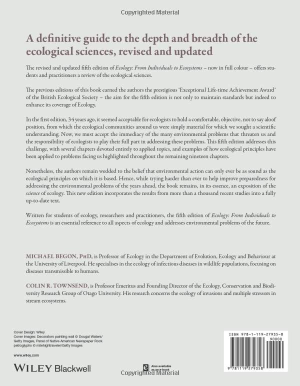 Ecology: From Individuals to Ecosystems - Image 2