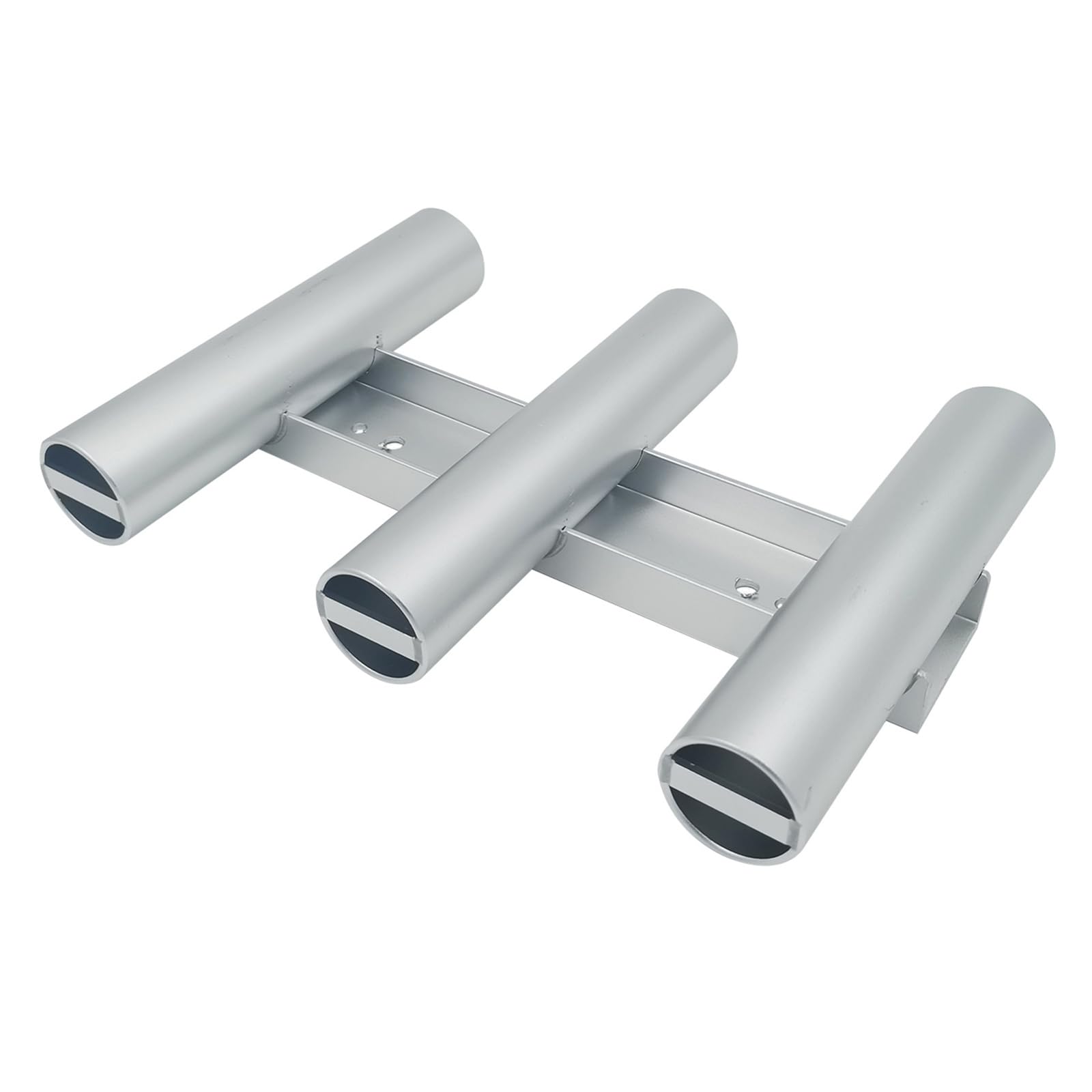 XAGMODSHN Barcos Soporte De Aluminio para Caña Pescar Soportes Montaje En Tubo Postes Livianos Soportes Marco Caña Pescar con Tubo 3 Varillas Barcos Kayak Enfriadores Garaje