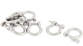 New Lon0167 Stainless Steel Featured Fastener Bow Shackles reliable efficacy 8PCS for 4mm Wire Rope(id:d89 2e ac 027)