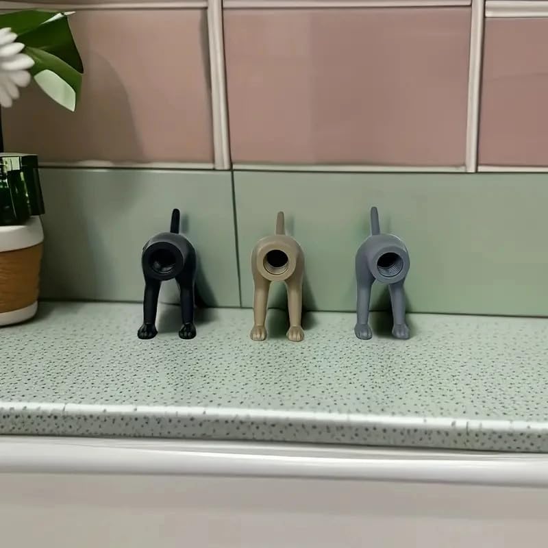 Miniatura 2 de Pooping Dog Butt Pasta de Dientes Topper Divertido Dispensador de Pasta de Dientes Tapa de Cierre Automático Tapas de Pasta de Dientes Exprimidor de