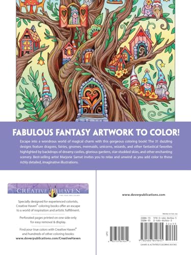 Creative Haven Enchanted Coloring Book (Adult Coloring Books: Fantasy) - Image 2
