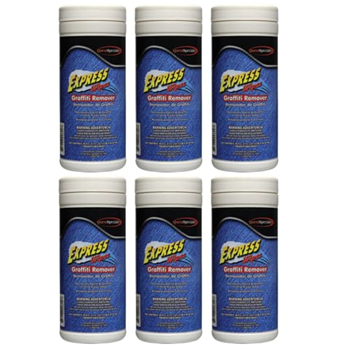 Quest 6430 EXPRESS Graffiti Remover Wipes, Case of 6