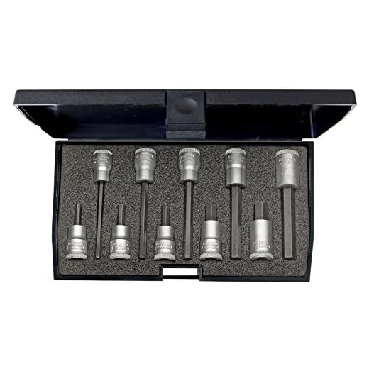 GEDORE 30 LKM Schraubendreher-Satz 3/8" 10-tlg Innen-6-kt 4-10 mm