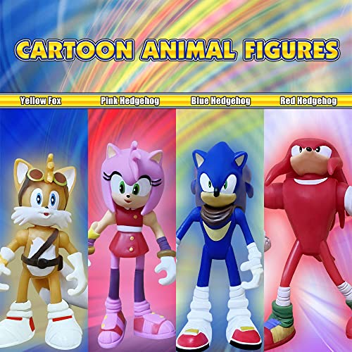 Action Figures Toy, 6Pcs Movie Series Collectible Figure Toys Playset With Round Base, Kids Gift Cupcake Cake Toppers For Birthday Party Supplies #TOP3