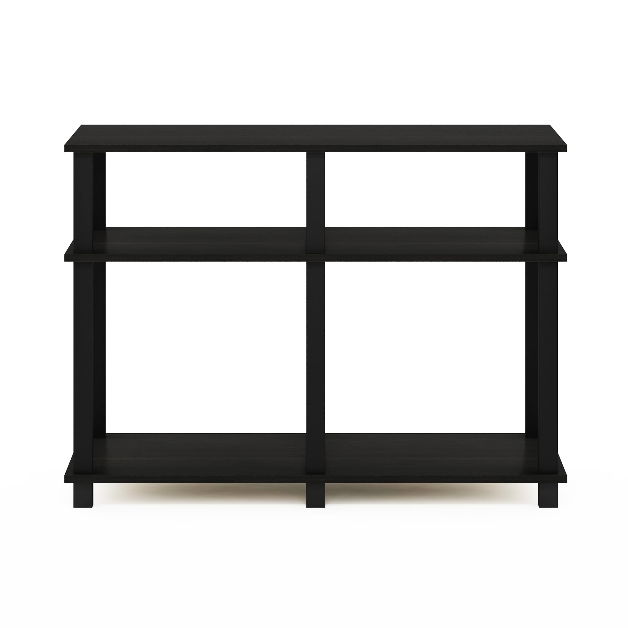 Furinno Romain Turn-N-Tube Supporto TV per TV fino a 40 pollici, Espresso/Nero