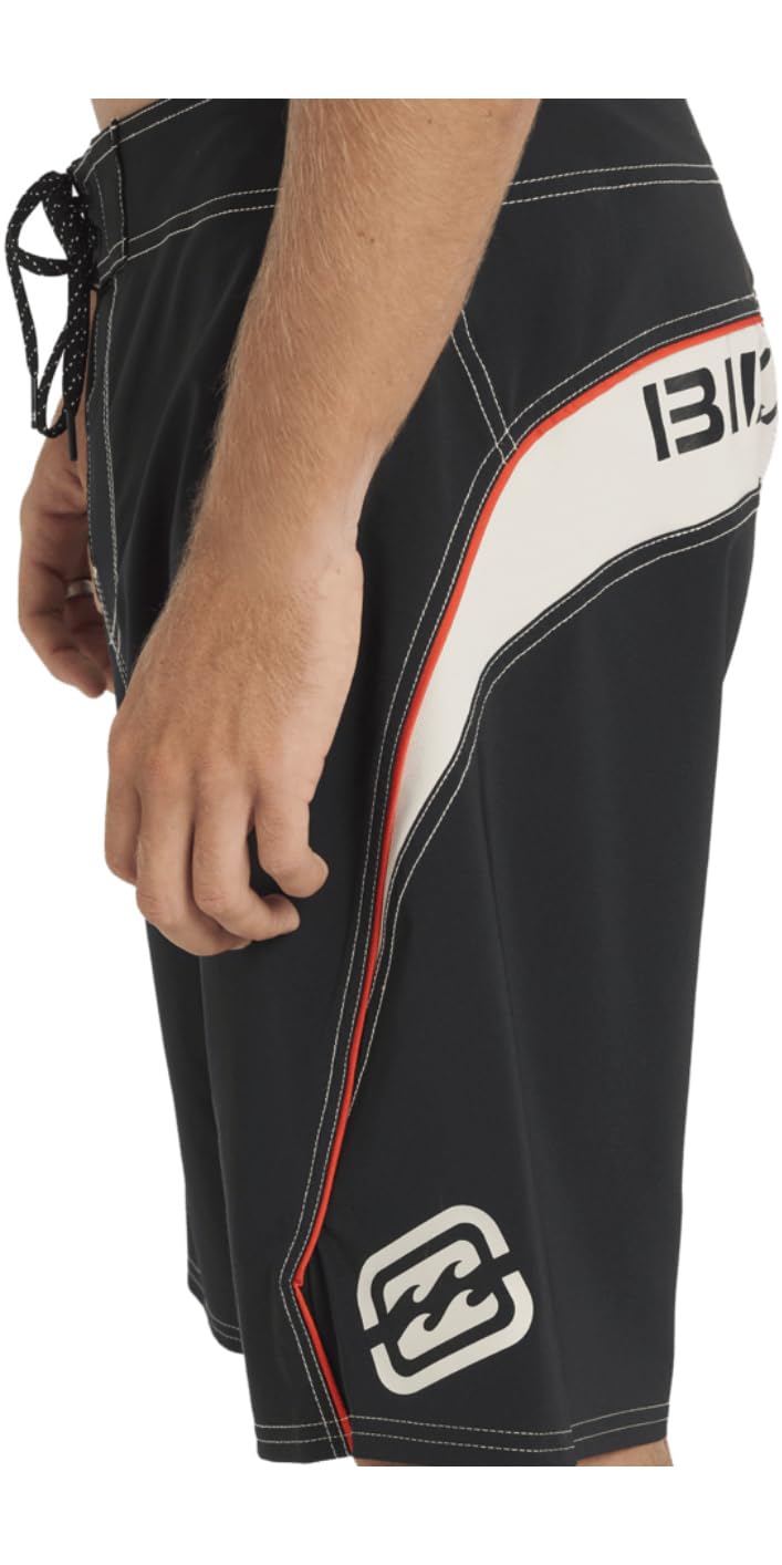 BILLABONG Straddie Pro 2026 - Pantaloncini da bagno da uomo, 50,8 cm, colore: Nero