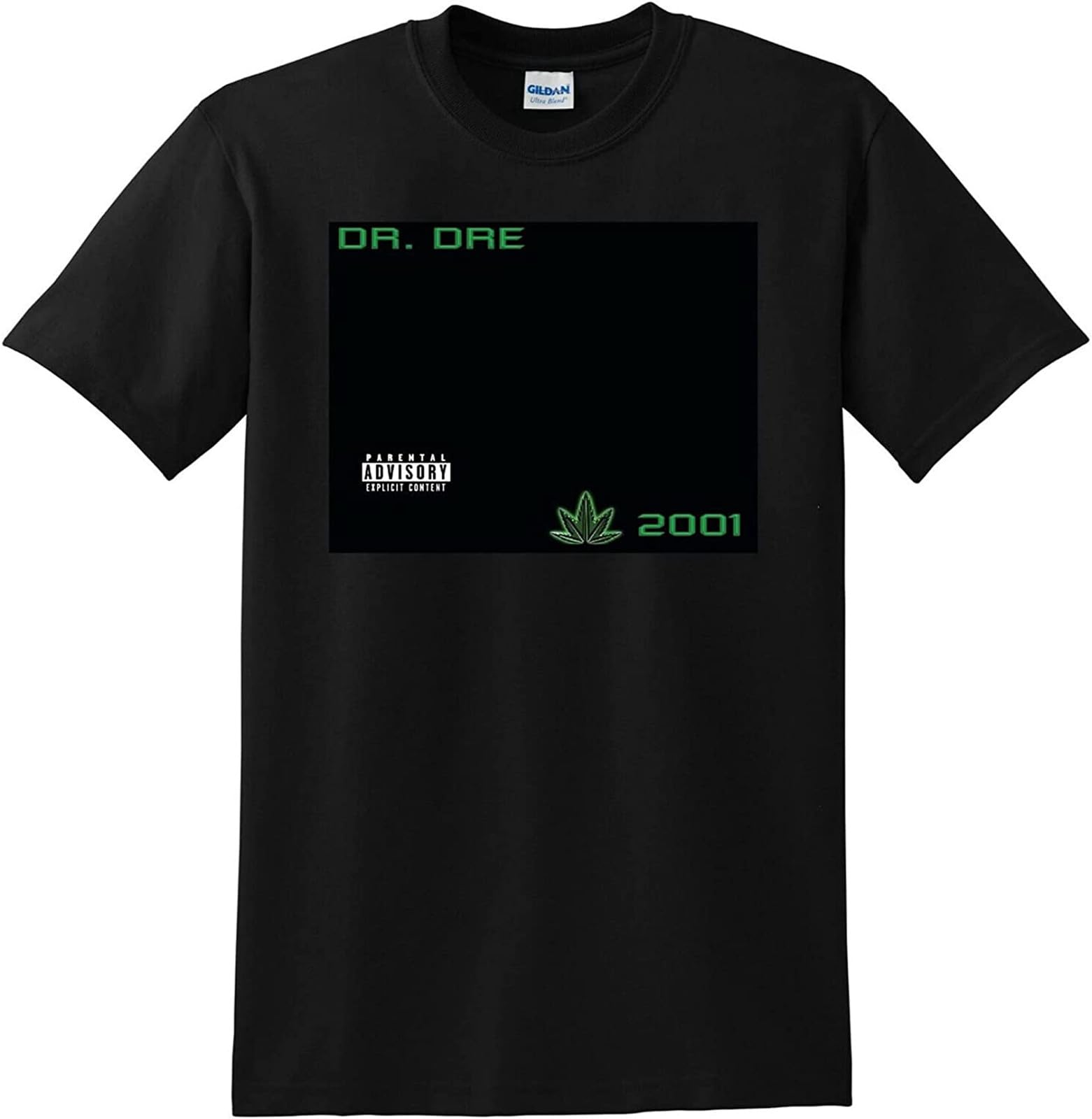 itk Dr Dre T Shirt 2001 The Chronic Vinyl Cd Cover546 M Black