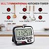 Amazon.com: ThermoPro TM01 Kitchen Timers for Cooking with Count Up ...