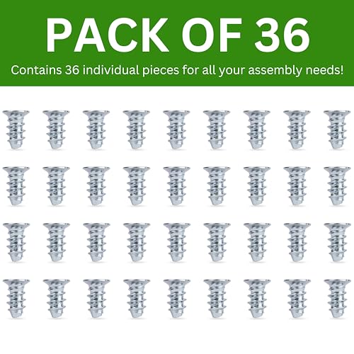 Spare Hardware Parts Ersatz für IKEA Furniture Euro Screw Countersunk FX Schraube (146114)