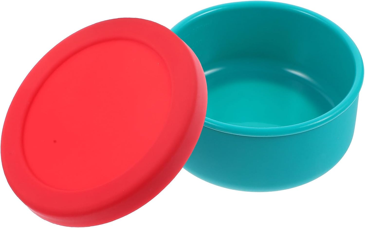 Lurrose Stackable Silicone Dough Container with Lid, 300ml Proofing Box