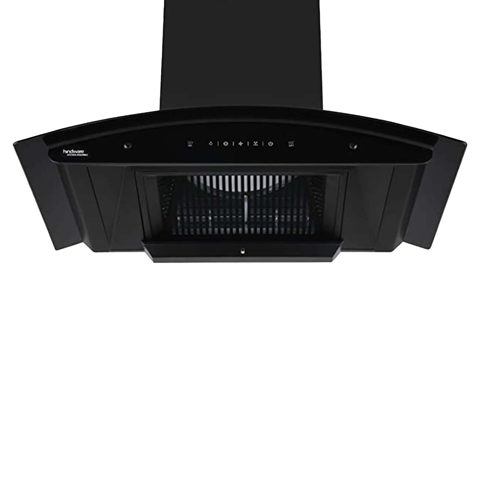 Hindware Smart Appliances Nadia IN 90 cm 1500 m³/hr Stylish Filterless Auto-Clean Kitchen Chimney With Metallic Oil Collector, Motion Sensor & Touch Control For Easy Operation (Curved Glass, Black) (B0BB27W5BB) Amazon Price History, Amazon Price Tracker