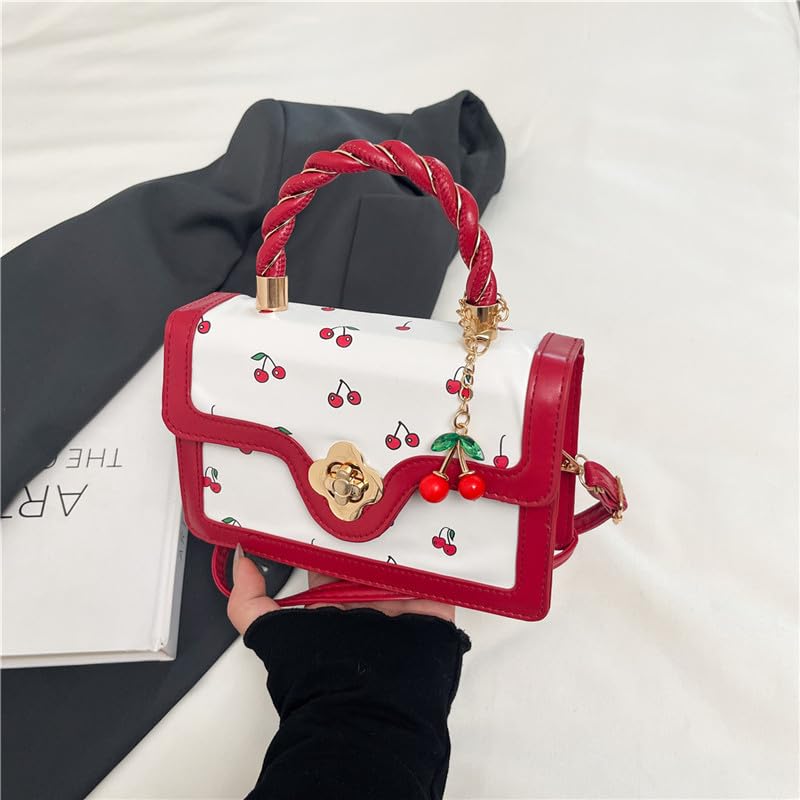 PU Leather Top Handle Crossbody Bag for Women with Removable Strap Mini Purse Bag for Work & Daily Use4