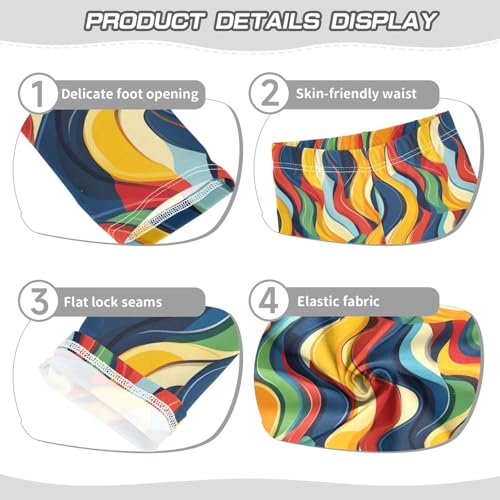 KLL Seamless Tiles Portuguese Spanish Italian Girls Active Leggings Stretch High Waisted Activewear Sports3