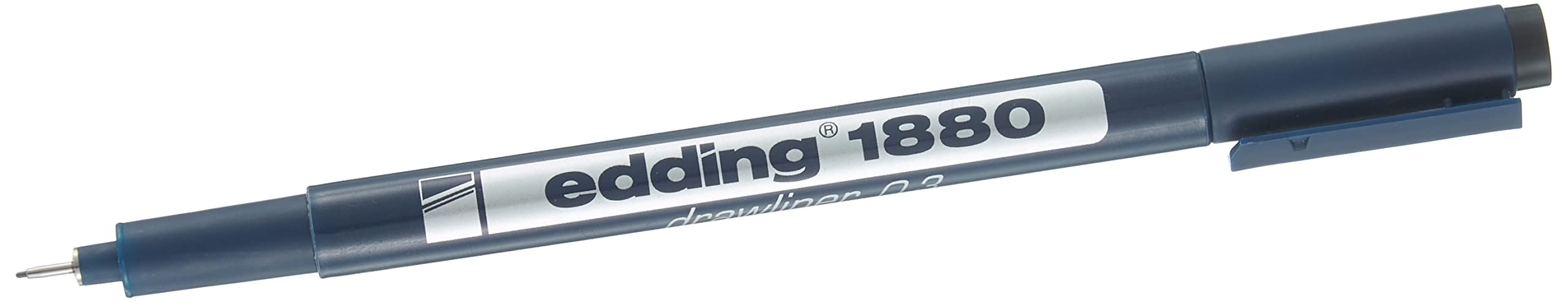 Edding 1880 teknik çizim kalemi - siyah - 1 kalem - 0,3 mm çizgi genişliği
