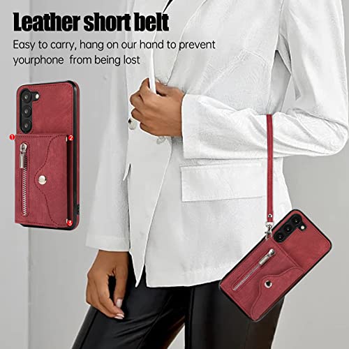 Coque Samsung S23 Plus LLXKFQKB rouge étui rigide protecteur - 6
