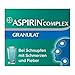 Aspirin Complex, befreit von Schnupfen und lindert schnell Erkältungsschmerzen, lösliche Darreichungsform, 20 Stück