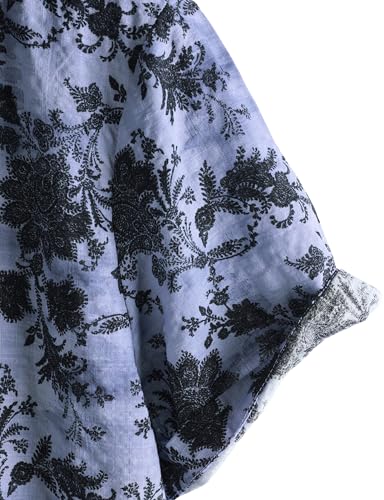 Image of VATPAVE Mens Casual Hawaiian Floral Shirts Short Sleeve Button Down Tropical Shirts Beach Summer Shirts