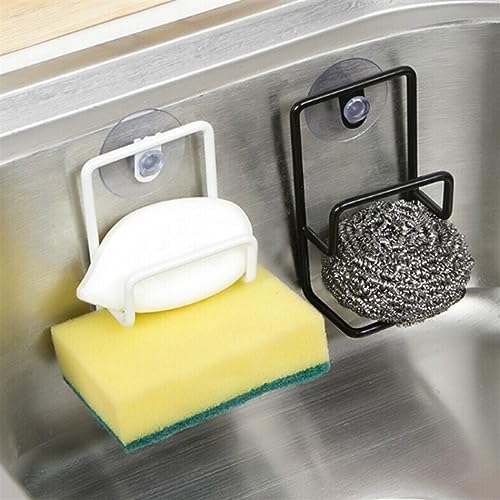 SPYKEY Porta Talheres 2pc Sink Drain Rack Sponge Storage Sink Faucet Hanging Sponge Holder Sink Soap