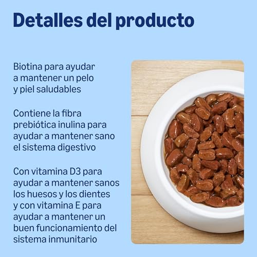 by Amazon Alimento Completo Para Perros Adultos - Selección de carne en salsa, 4,8kg (48 Paquetes de 100g) - imagen 3