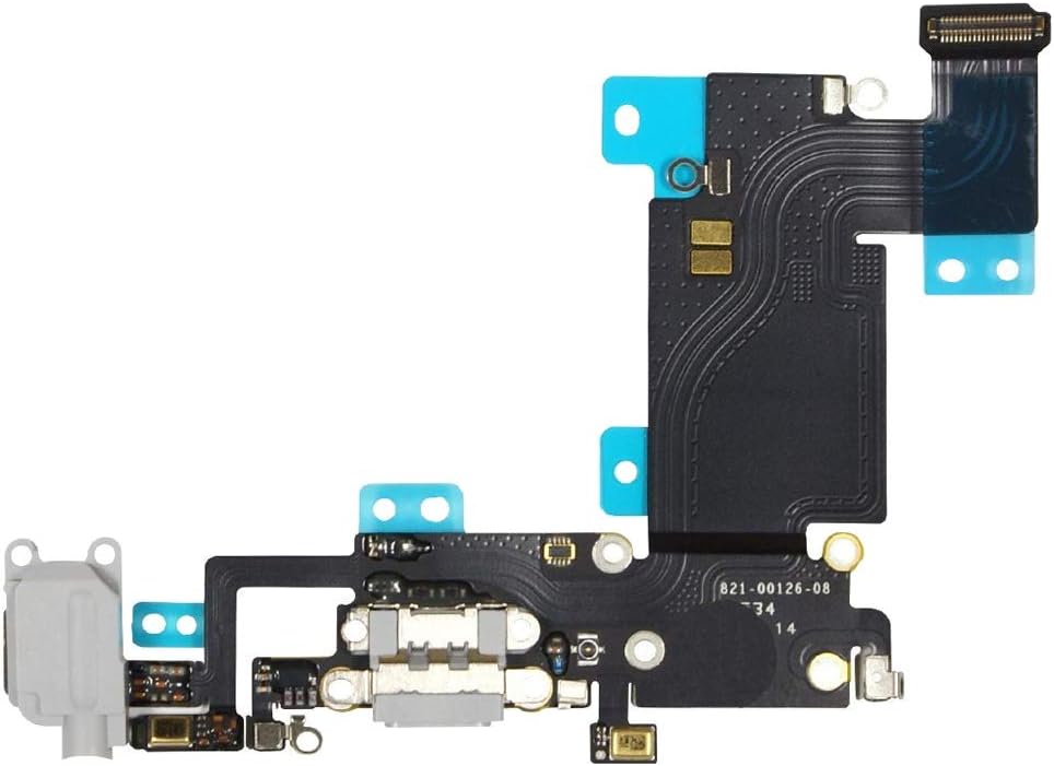 MMOBIEL Dock Connector Compatible with iPhone 6s Plus 2015 - Charging Port Flex Cable - Headphone Port/Microphone/Antenna Replacement - Incl. Screwdrivers - White