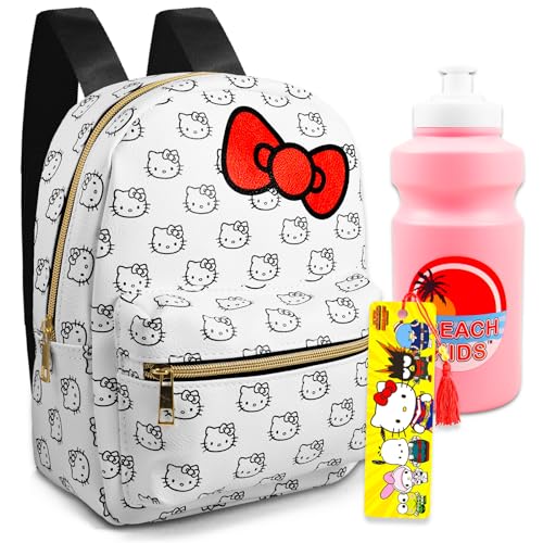 Hello Kitty Backpack Purse Set - Bundle with 10