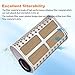AHL Air Filter 17210-MFG-D00 17210-MFG-D01 17210-MFG-D02 Compatible With Honda CBF600 CBF 600, ABS 2008-2011,CBF600S ABS 2008-2012,CBR600F 2011-2013