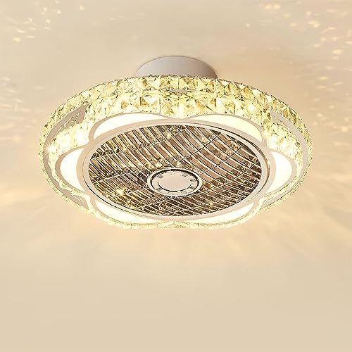Ventilateur de plafond silencieux pour plafond bas avec cristal dimmable - 2