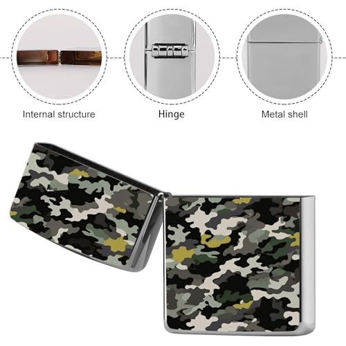 Funda Metálica para Encendedor Abstract Camouflage miniatura 5