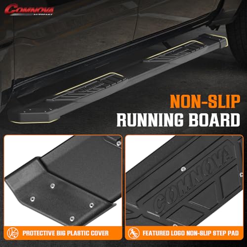Image of COMNOVA Aluminum Running Boards Side Steps for 2009-2018 Ram 1500 Quad Cab