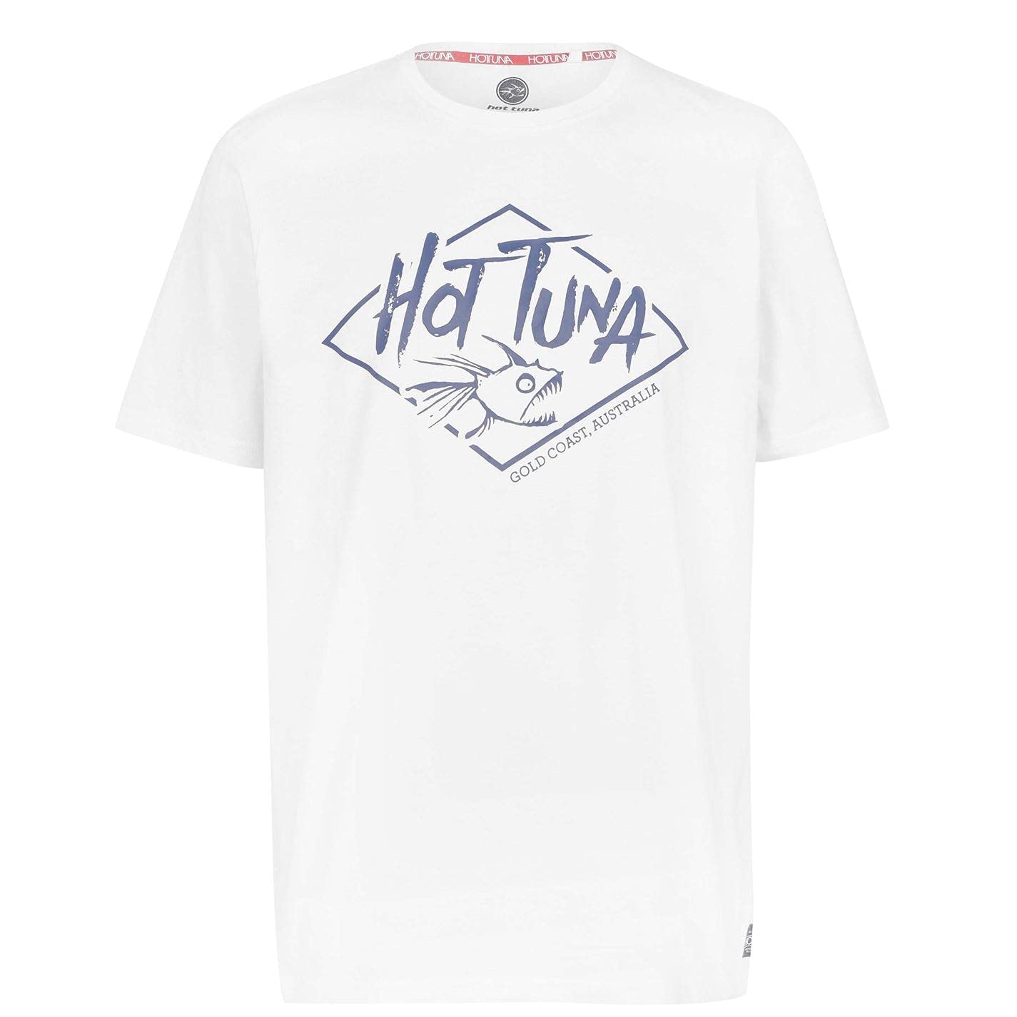 Hot Tuna Mens Crew T Shirt White Crcl Logo XXXL