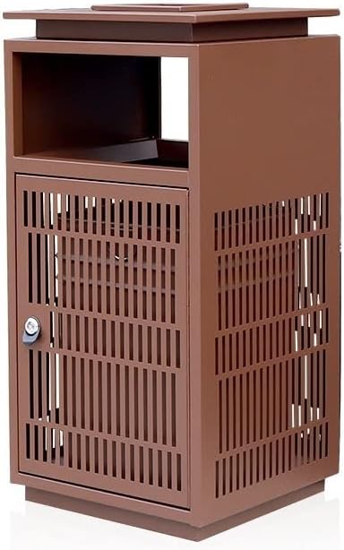 Stand Up Ashtray Stainless Steel Trash Can Outdoor Ashtray Trash Can Indoor Public Large Ashtray Trash Can 31.49 Inch Cigar Ashtrays For Outdoors (Color : B)