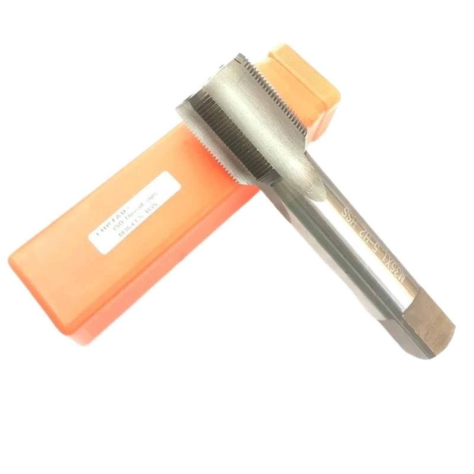 Grifo de tornillo fino M36 HSS, machos de máquina de flauta recta métrica M36X4 M36X3(M36X1.5 Right Hand)