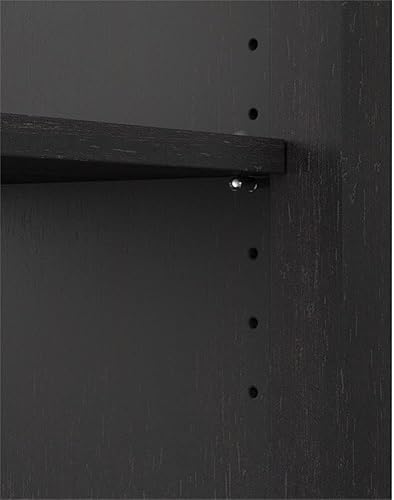 Miniatura 9 de Bush Furniture Mayfield Accent Armario de almacenamiento con puertas en negro vintage y pino recuperado  Almacenamiento para el espacio de trabajo