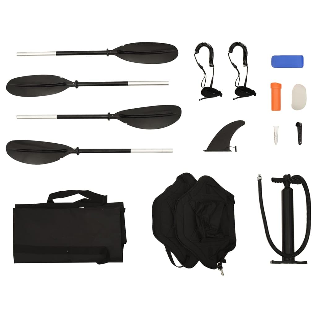 Articoli Sportivi - Kayak Gonfiabile Blu 424x81x31 cm Poliestere