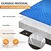 12 Moving Packing Blankets 80 x 72 Inches (35 lb/dz) Heavy Duty Moving Pads for Protecting Furniture Professional Quilted Shipping Furniture Pads (Blue 12PCS)