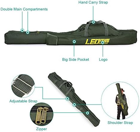 Lixada Angeltasche 3-lagig - Zusammenklappbar 120/150cm