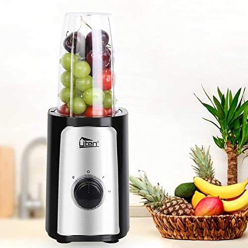 Uten Smoothie Blender 700 ml, 380 W mini-blender voor keuken, 4-in-1 blender voor milkshakes, fruit- en groentesappen, draagbare blender voor sport, reizen en thuis - Afbeelding 6