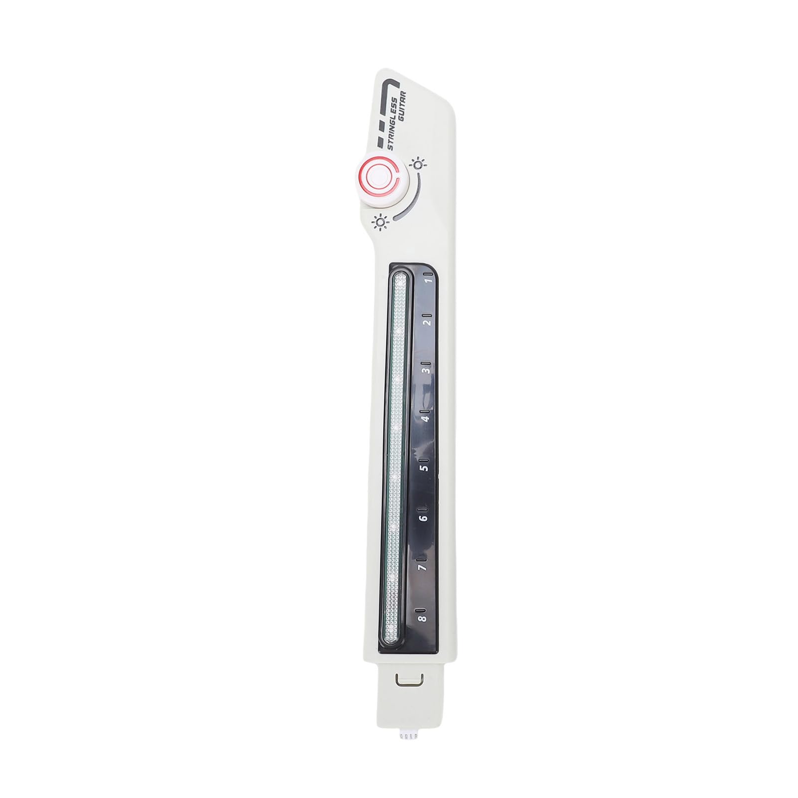 EMUKOEP Giocattolo Musicale per Chitarra Elettrica per Bambini con Design Senza Corde e Batteria Integrata per la Ricreazione (Grigio)