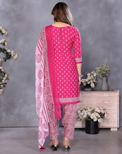 Image of Yashika Unstiched Crepe dress materials | Crepe Salwar Suit for women with dupatta | suit material for women unstitched