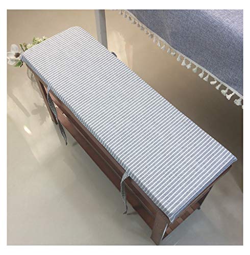 Coussin de banc antidérapant design rayures E matelas assise douce 4cm