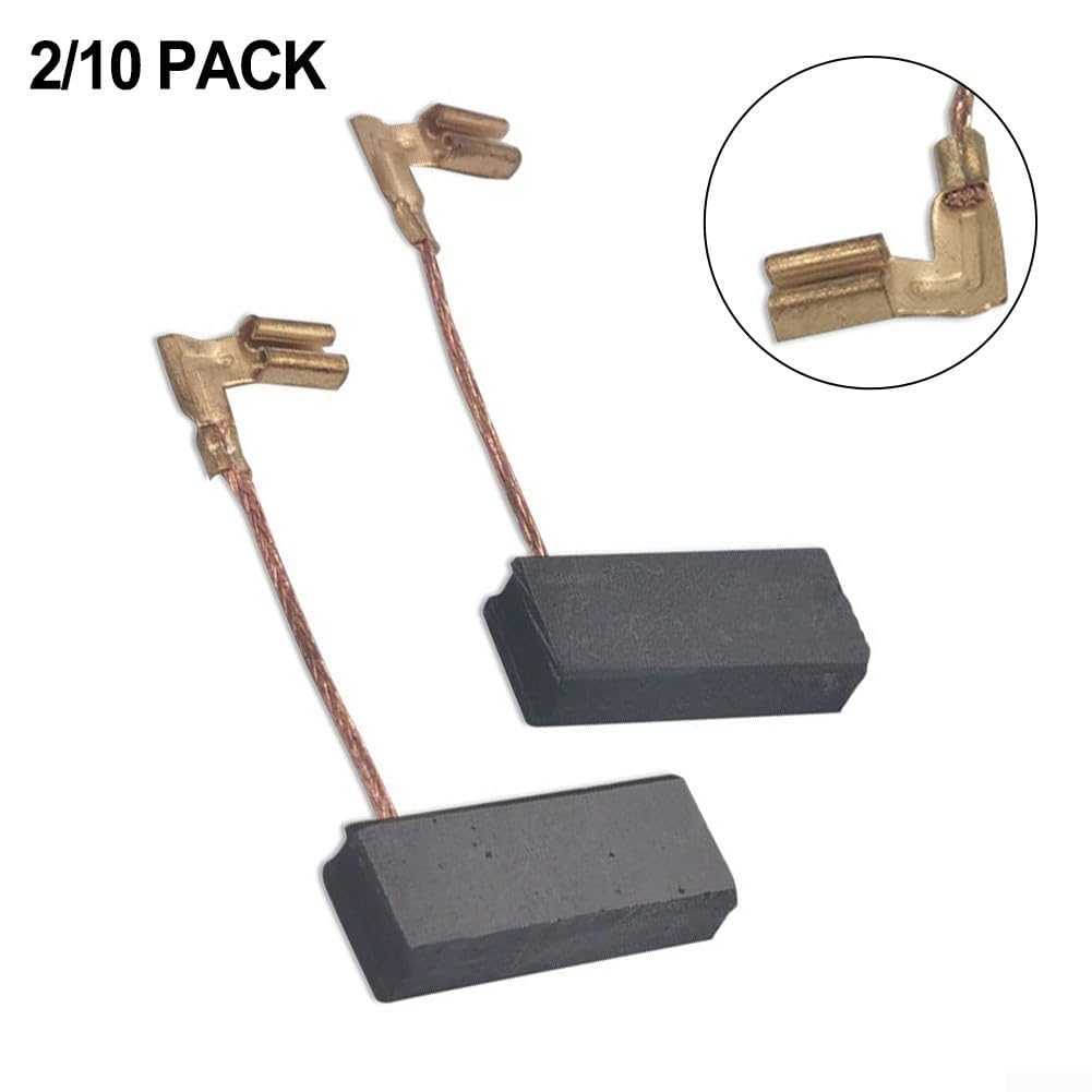 Lot de 2 balais de charbon de rechange pour perceuse Bosch GBH2-22 GBH2-23 GBH2-24 GBH2-26