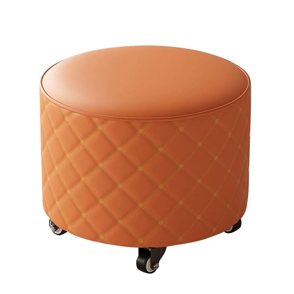 Tabouret à langer idéal en cuir pour l'entrée et le salon