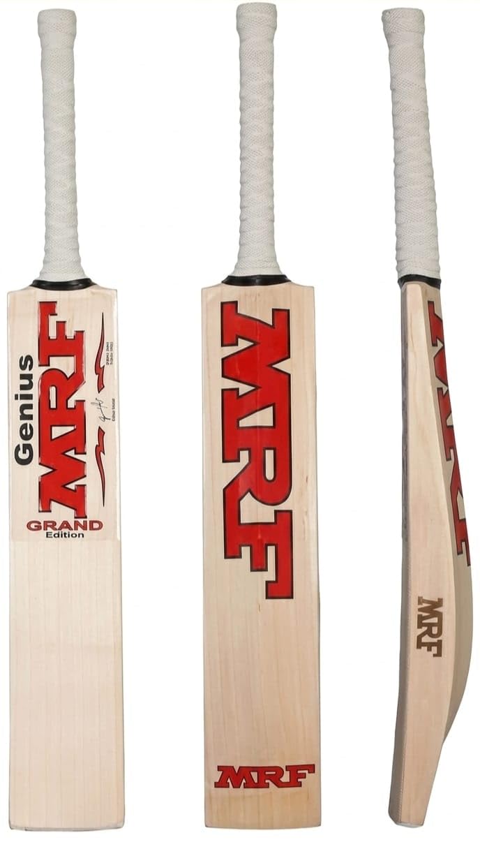 Genius Grand Edition Kashmir Willow Cricket Bat, Full Size, Lightweight, with Bat Cover, for Hard Tennis Ball-image-15