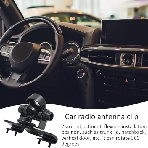 Soporte de antena para coche ajustable y resistente para el maletero trasero 5