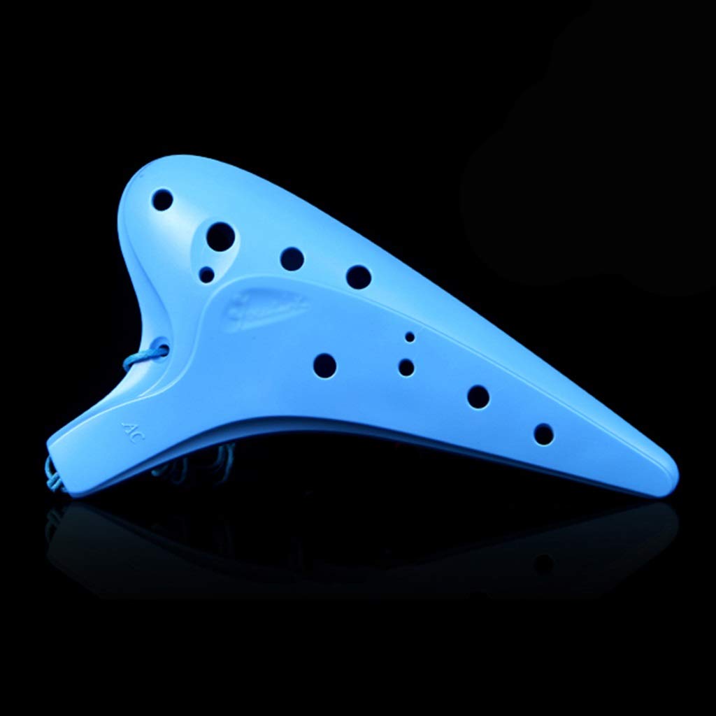 ocarina, Ocarina contralto in plastica anti-caduta a 12 fori(Blue)