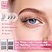Foxy Beauty Natural Lash Clusters - Wispy & Fluffy Lash Clusters WideSpan Eyelash Clusters Lash Extension with FREE Bonus​ Lower Lashes;